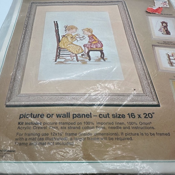 NIB Holly Hobbie Bucilla Needlecraft 16”X20” Picture or Wall Panel - Picture 2 of 5